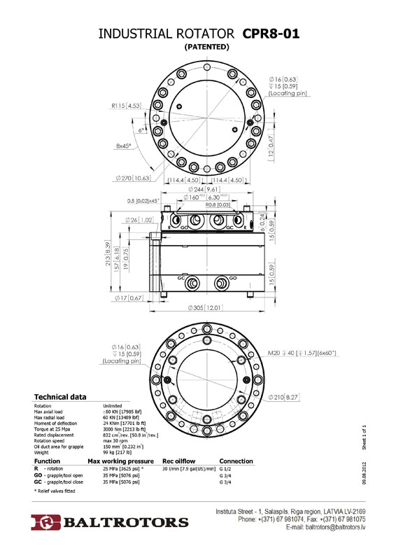 ротатор CPR8-01