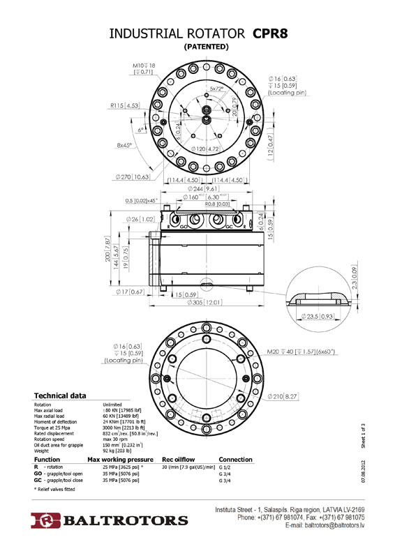 ротатор CPR8