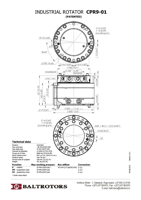 ротатор CPR9-01