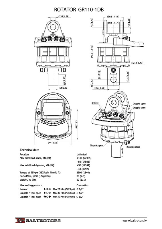 Ротатор GR110-1DB