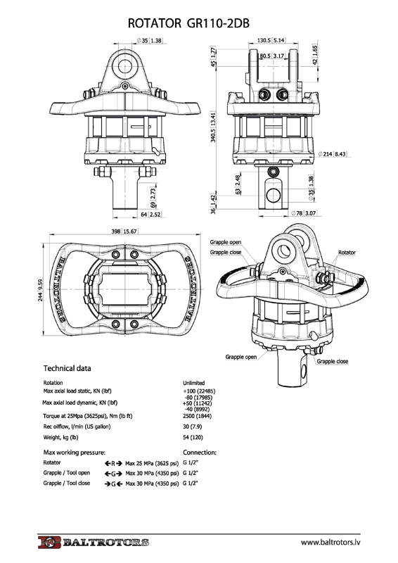 Ротатор GR110-2DB