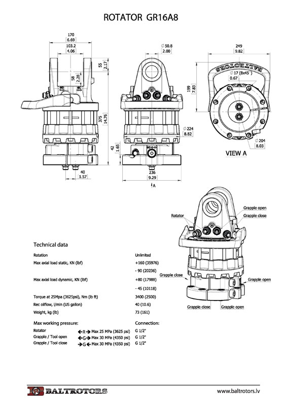 Ротатор GR16A8