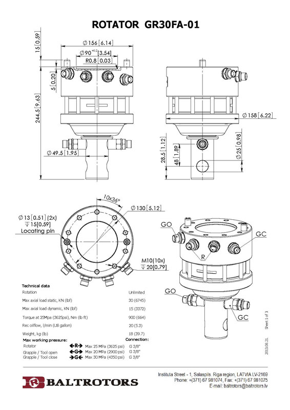 Ротатор GR30FA-01