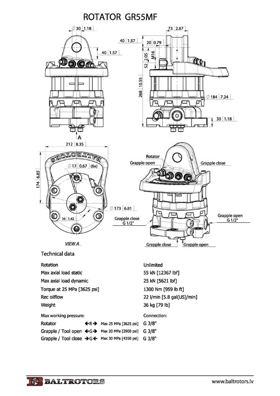 Ротатор GR55MF