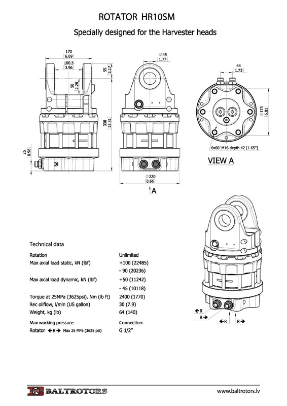 ротатор HR10SM